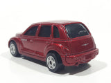 2000 Maisto Chrysler PT Cruiser Metalflake Dark Red Die Cast Toy Car Vehicle