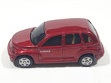 2000 Maisto Chrysler PT Cruiser Metalflake Dark Red Die Cast Toy Car Vehicle