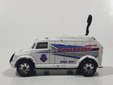 2001 Matchbox Police Robot Truck White Die Cast Toy Car Surveillance Vehicle