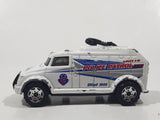2001 Matchbox Police Robot Truck White Die Cast Toy Car Surveillance Vehicle
