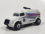 2001 Matchbox Police Robot Truck White Die Cast Toy Car Surveillance Vehicle
