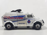 2001 Matchbox Police Robot Truck White Die Cast Toy Car Surveillance Vehicle