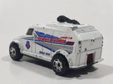 2001 Matchbox Police Robot Truck White Die Cast Toy Car Surveillance Vehicle