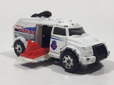 2001 Matchbox Police Robot Truck White Die Cast Toy Car Surveillance Vehicle