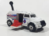 2001 Matchbox Police Robot Truck White Die Cast Toy Car Surveillance Vehicle
