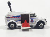 2001 Matchbox Police Robot Truck White Die Cast Toy Car Surveillance Vehicle