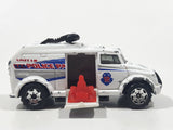 2001 Matchbox Police Robot Truck White Die Cast Toy Car Surveillance Vehicle