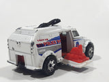 2001 Matchbox Police Robot Truck White Die Cast Toy Car Surveillance Vehicle