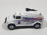 2001 Matchbox Police Robot Truck White Die Cast Toy Car Surveillance Vehicle