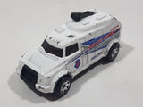 2001 Matchbox Police Robot Truck White Die Cast Toy Car Surveillance Vehicle