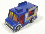 2009 Hot Wheels HW City Works Sweet Streets Good Humor Food Truck Metalflake Dark Blue Die Cast Toy Car Vehicle