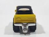 2010 Matchbox Camping Adventure Ford Bronco 4x4 1972 Yellow Die Cast Toy Car Vehicle