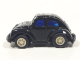 VW Volkswagen Beetle Bug 50 And Still Running Black Pull Back Die Cast Toy Car Vehicle