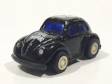 VW Volkswagen Beetle Bug 50 And Still Running Black Pull Back Die Cast Toy Car Vehicle