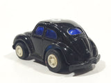 VW Volkswagen Beetle Bug 50 And Still Running Black Pull Back Die Cast Toy Car Vehicle