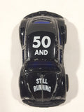 VW Volkswagen Beetle Bug 50 And Still Running Black Pull Back Die Cast Toy Car Vehicle