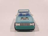 1990 Hot Wheels New Castings Mini Truck Turquoise Light Blue Die Cast Toy Car Vehicle