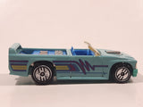 1990 Hot Wheels New Castings Mini Truck Turquoise Light Blue Die Cast Toy Car Vehicle