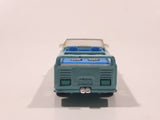 1990 Hot Wheels New Castings Mini Truck Turquoise Light Blue Die Cast Toy Car Vehicle