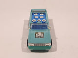 1990 Hot Wheels New Castings Mini Truck Turquoise Light Blue Die Cast Toy Car Vehicle