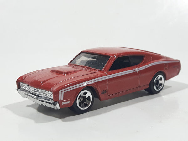 2014 Hot Wheels Multipack Exclusive '69 Mercury Cyclone Metalflake Dark Red Die Cast Toy Car Vehicle