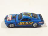 2003 Maisto Marvel The Beast '70 Boss Mustang Blue Die Cast Toy Car Vehicle