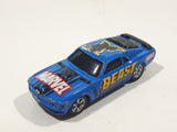 2003 Maisto Marvel The Beast '70 Boss Mustang Blue Die Cast Toy Car Vehicle