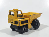 Vintage 1976 Matchbox Lesney Superfast Site Dumper Truck Yellow No. 26 Die Cast Toy Car Construction Equipment Machinery Vehicle - Made in England