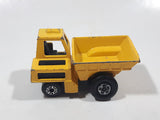 Vintage 1976 Matchbox Lesney Superfast Site Dumper Truck Yellow No. 26 Die Cast Toy Car Construction Equipment Machinery Vehicle - Made in England