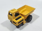 Vintage 1976 Matchbox Lesney Superfast Site Dumper Truck Yellow No. 26 Die Cast Toy Car Construction Equipment Machinery Vehicle - Made in England