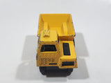 Vintage 1976 Matchbox Lesney Superfast Site Dumper Truck Yellow No. 26 Die Cast Toy Car Construction Equipment Machinery Vehicle - Made in England
