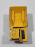 Vintage 1976 Matchbox Lesney Superfast Site Dumper Truck Yellow No. 26 Die Cast Toy Car Construction Equipment Machinery Vehicle - Made in England