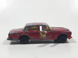 Vintage 1979 Lesney Matchbox Superfast No. 39 Rolls Royce Silver Shadow II Dark Red Die Cast Toy Car Vehicle with Opening Doors