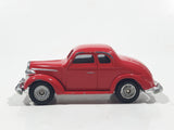 1990 ERTL Disney Dick Tracy Tess' Car 1936 Ford Coupe Red Die Cast Toy Car Vehicle