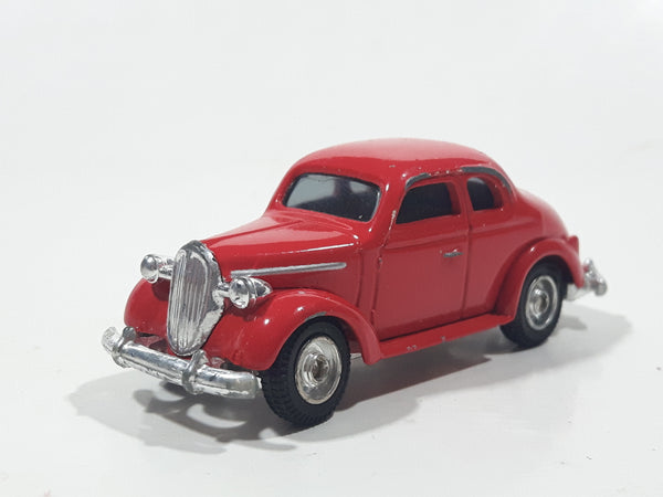 1990 ERTL Disney Dick Tracy Tess' Car 1936 Ford Coupe Red Die Cast Toy Car Vehicle
