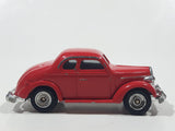 1990 ERTL Disney Dick Tracy Tess' Car 1936 Ford Coupe Red Die Cast Toy Car Vehicle