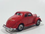 1990 ERTL Disney Dick Tracy Tess' Car 1936 Ford Coupe Red Die Cast Toy Car Vehicle