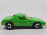 1992 Hot Wheels The Hot Ones Pontiac Fiero 2M4 Bright Green with Glitter Die Cast Toy Sports Car Vehicle