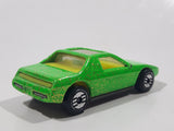 1992 Hot Wheels The Hot Ones Pontiac Fiero 2M4 Bright Green with Glitter Die Cast Toy Sports Car Vehicle