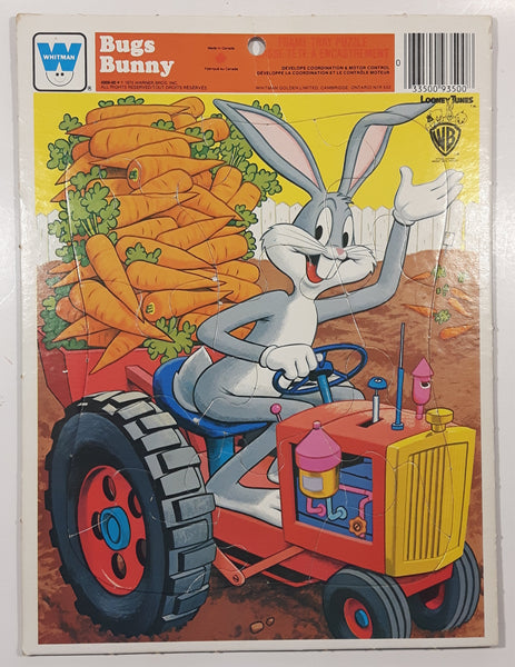 Vintage 1975 Whitman Warner Bros. Looney Tunes Bugs Bunny Frame Tray Puzzle 4508-00