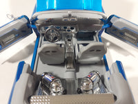 2005 Maisto Pro Rodz 1971 Chevrolet Chevelle SS Convertible Blue 1/18 Scale Die Cast Toy Car Vehicle with Opening Doors, Hood, and Trunk New in Box