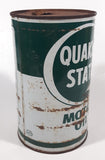 Vintage Quaker State Motor Oil 1 Imperial Quart Metal Can