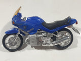 Maisto Mega Bikes BMW R1100RS Motor Cycle Blue 1:18 Scale Die Cast Toy Vehicle Missing Handlebars and Kickstand 4 3/4" Long