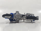 Maisto Mega Bikes BMW R1100RS Motor Cycle Blue 1:18 Scale Die Cast Toy Vehicle Missing Handlebars and Kickstand 4 3/4" Long