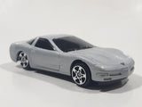 Maisto 1997 Chevrolet Corvette Silver Die Cast Toy Car Vehicle