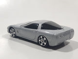 Maisto 1997 Chevrolet Corvette Silver Die Cast Toy Car Vehicle