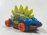 2019 Hot Wheels Dino Riders Motosaurus Blue Die Cast Toy Car Vehicle
