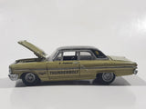 2008 Playing Mantis Johnny Lightning Muscle Cars No. 978 1964 Ford Fairlane 500 Thunderbolt Olive Green with Black Roof Die Cast Toy Car Vehicle with Opening Hood