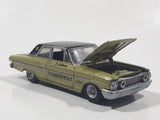 2008 Playing Mantis Johnny Lightning Muscle Cars No. 978 1964 Ford Fairlane 500 Thunderbolt Olive Green with Black Roof Die Cast Toy Car Vehicle with Opening Hood