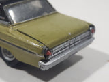2008 Playing Mantis Johnny Lightning Muscle Cars No. 978 1964 Ford Fairlane 500 Thunderbolt Olive Green with Black Roof Die Cast Toy Car Vehicle with Opening Hood